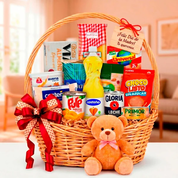 Canasta Día de la Madre - Un Regalo Completo y Delicioso para Mamá